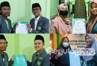 Foto Para Bakal Calon Ketua PC IPNU IPPNU Situbondo saat mendaftarkan diri (BP/Istimewa)