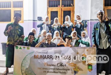 Foto bersama PAC IPNU IPPNU Mlandingan Usai Perayaan Tahun Baru Islam (BP/Istimewa)