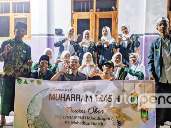 Foto bersama PAC IPNU IPPNU Mlandingan Usai Perayaan Tahun Baru Islam (BP/Istimewa)